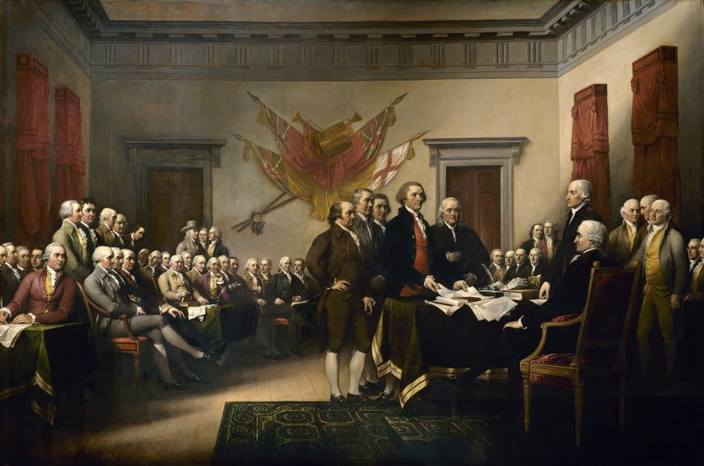 signing of the united states declaration of independence