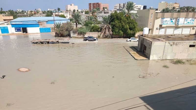 inundaciones en libia