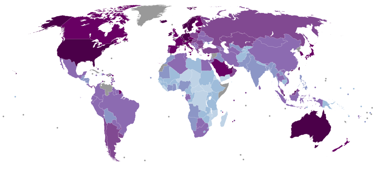 liste der länder nach bruttoinlandsprodukt pro kopf