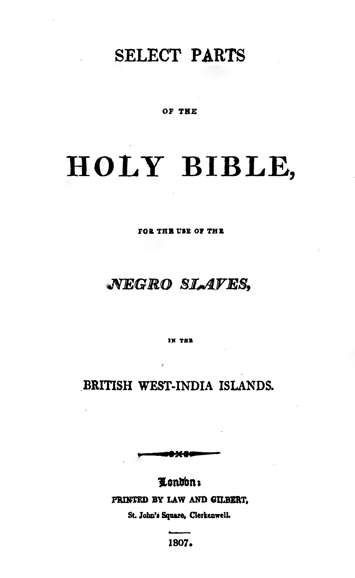 slave bible
