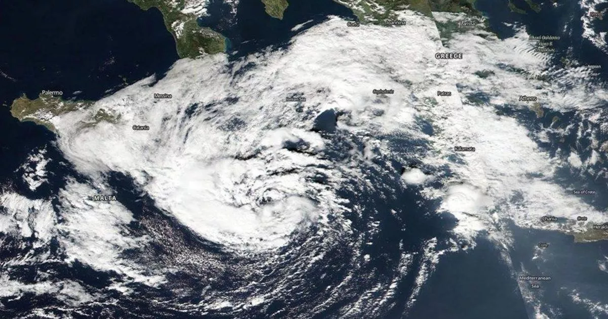 mediterranean tropical like cyclone