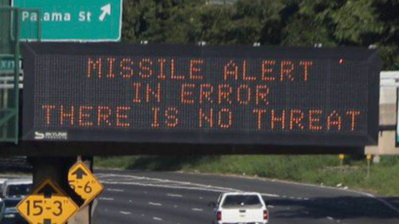 2018 hawaii false missile alert