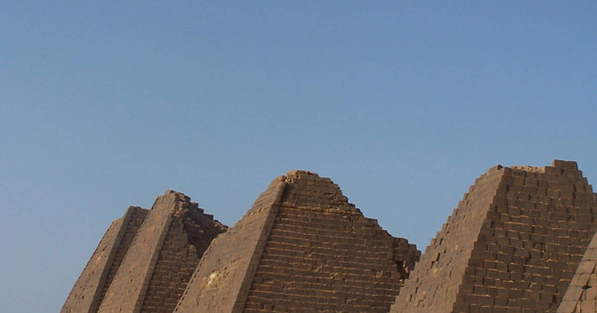 list of pyramids of meroe