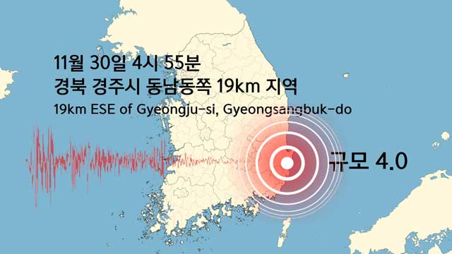 한국의 지진