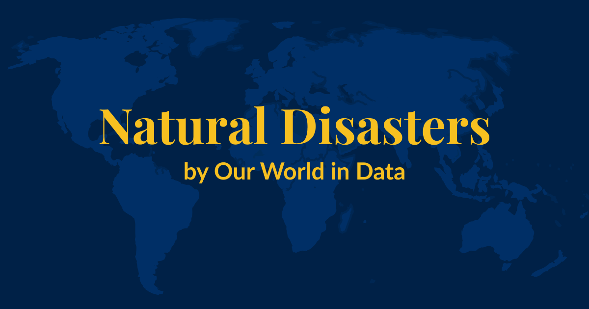 list of natural disasters by death toll