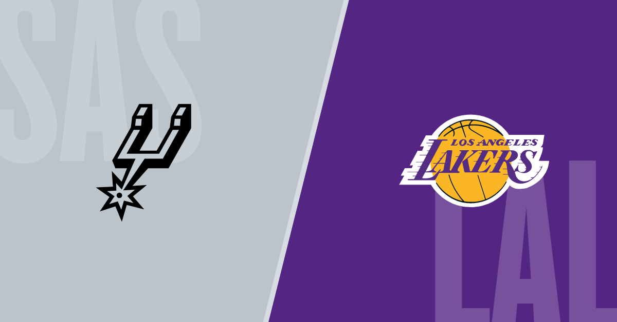 spurs x lakers