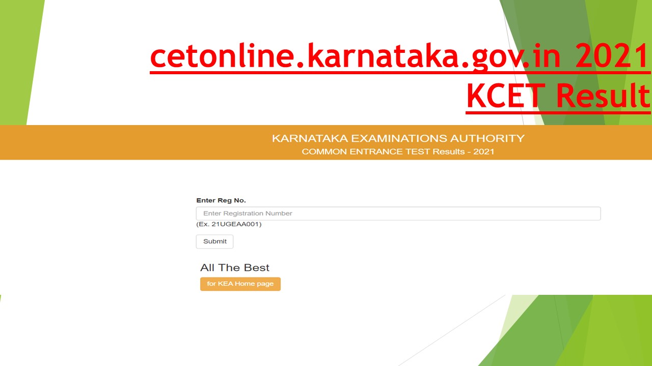 kcet application form 2021