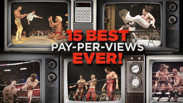 list of wwe pay per view and wwe network events