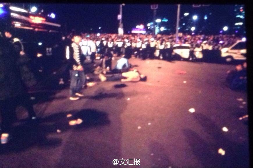 2014年跨年夜上海外滩陈毅广场踩踏事件