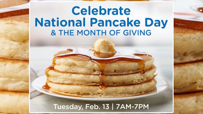 ihop free pancake day