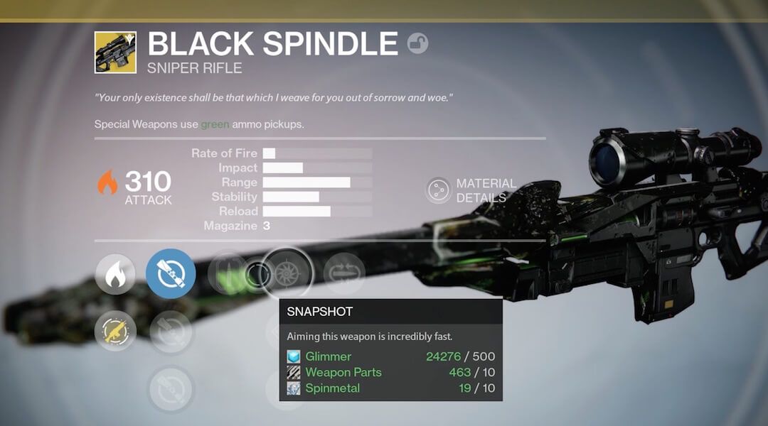 black spindle destiny