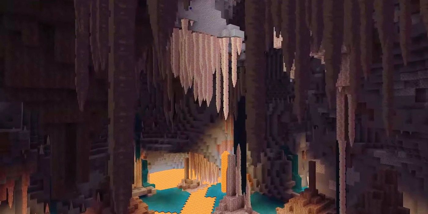 minecraft caves and cliffs update