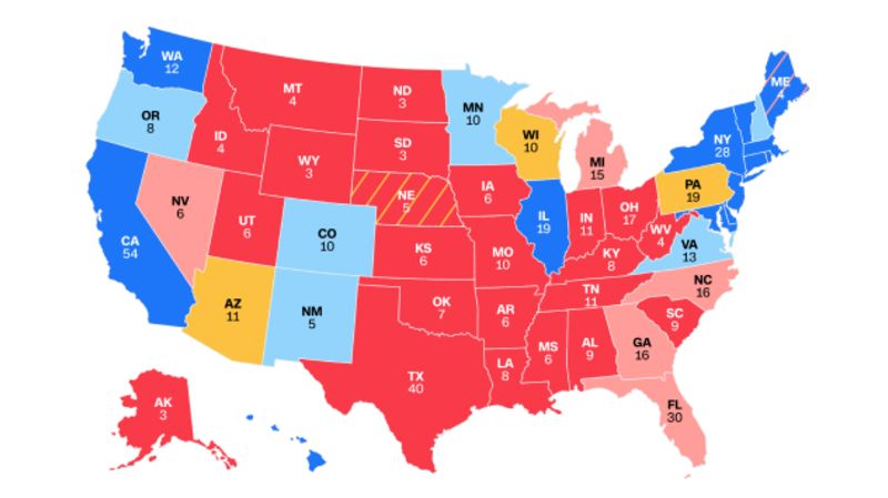 presidential election map