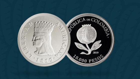moneda de 10000 pesos colombianos