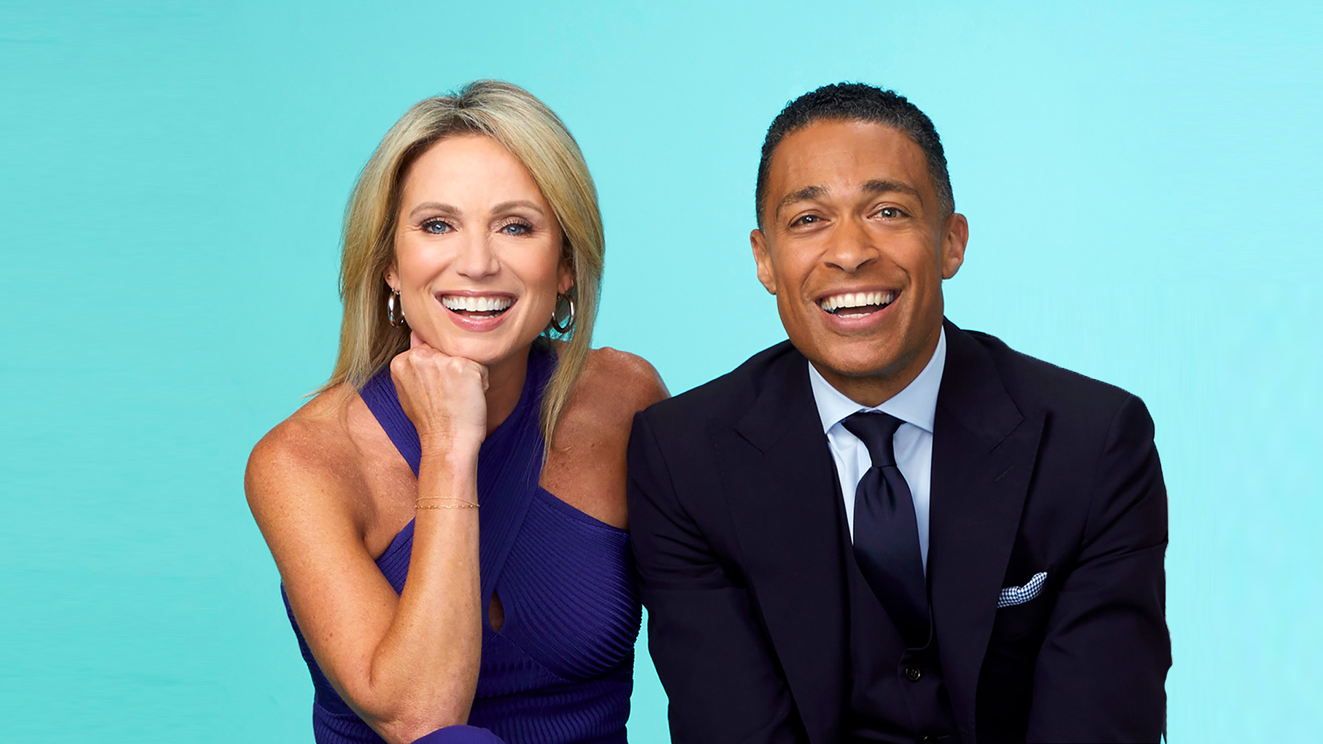 t.j holmes and amy robach