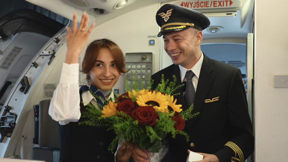 the flight attendant