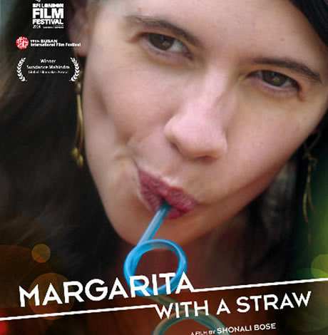 margarita with a straw