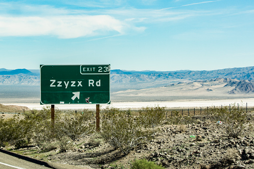 zyzzyx road