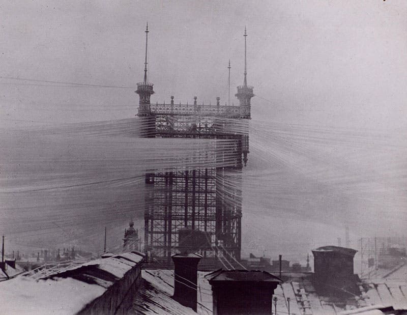 old stockholm telephone tower