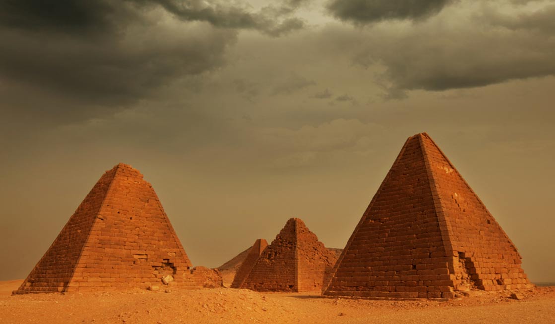 list of pyramids of meroe