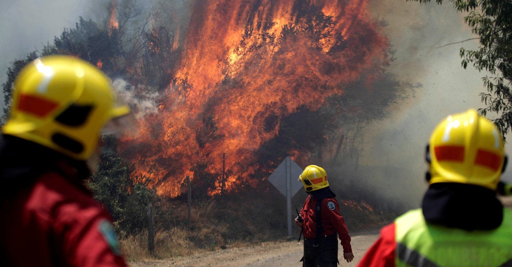 incendios forestales en chile de 2017