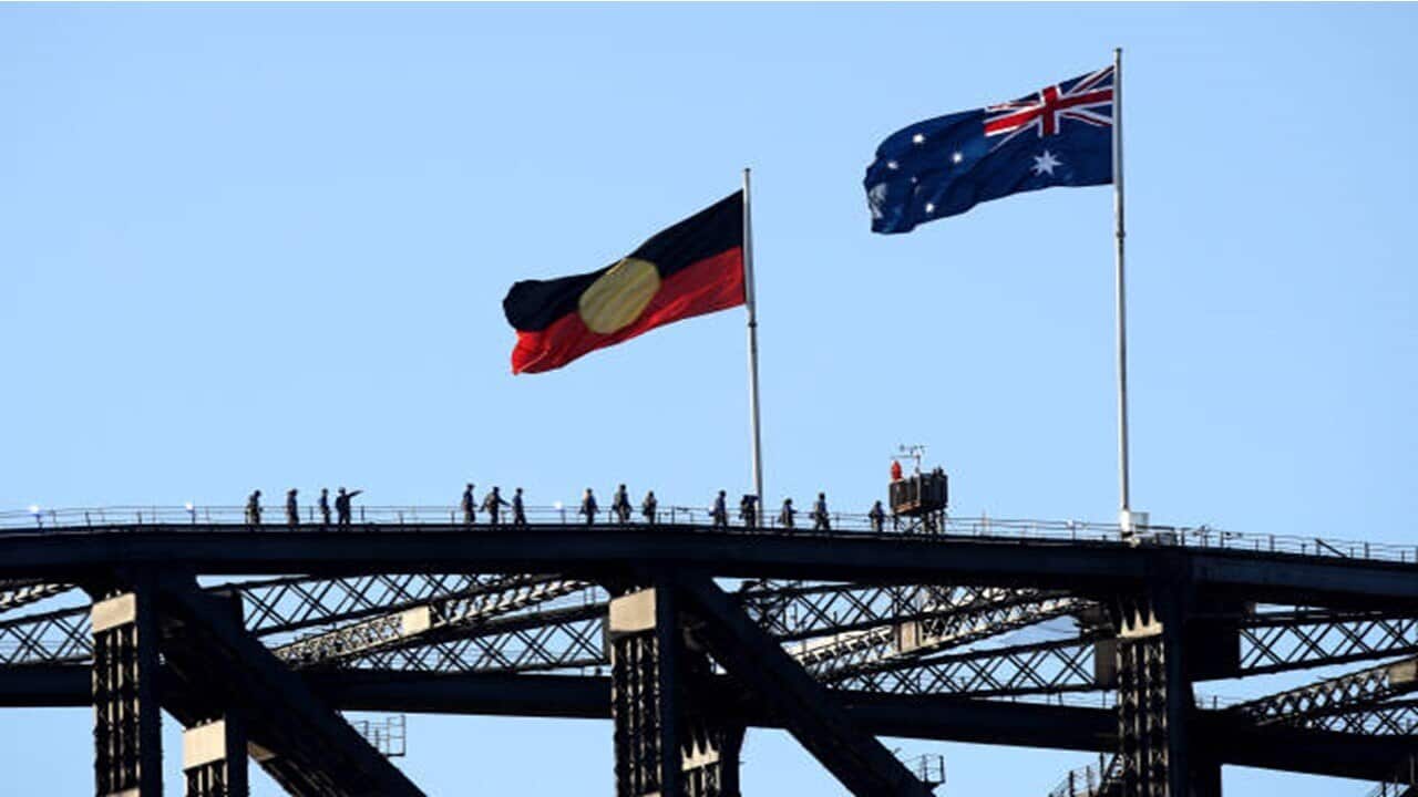 aboriginal flag sydney harbour bridge