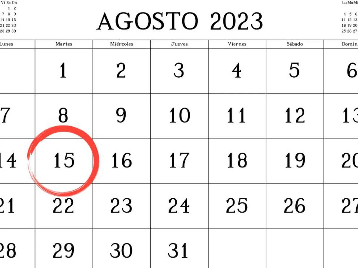 que se celebra el 15 de agosto en argentina