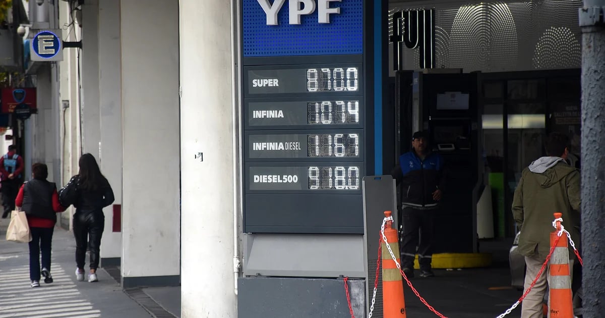 ypf aumento combustibles