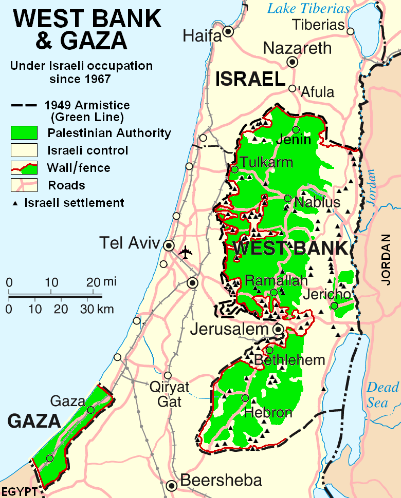 israel–palestina konflikten