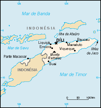 địa lý đông timor
