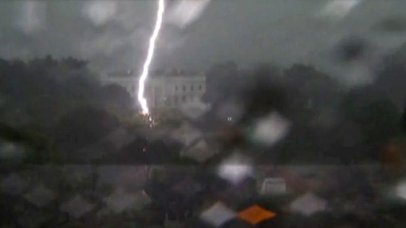 lightning strike white house