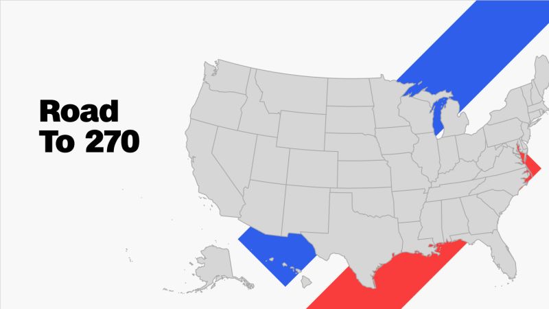states electoral votes map