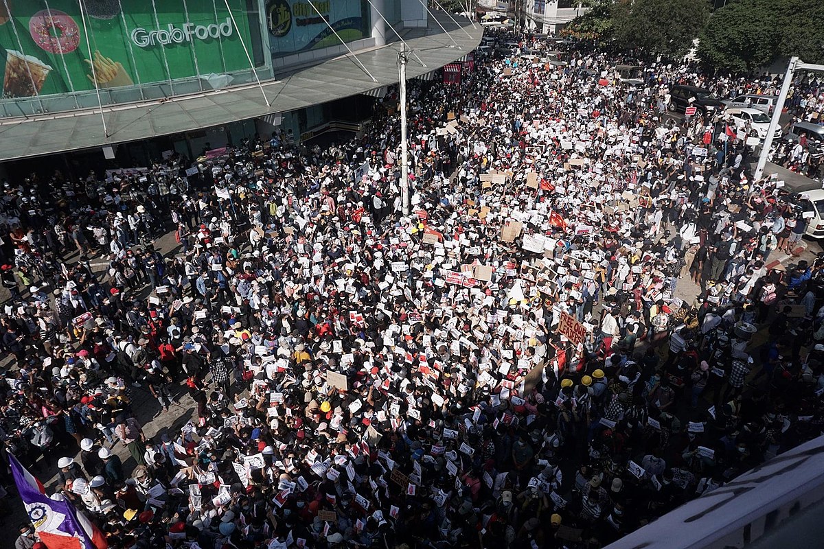 2021年缅甸反军事政变示威